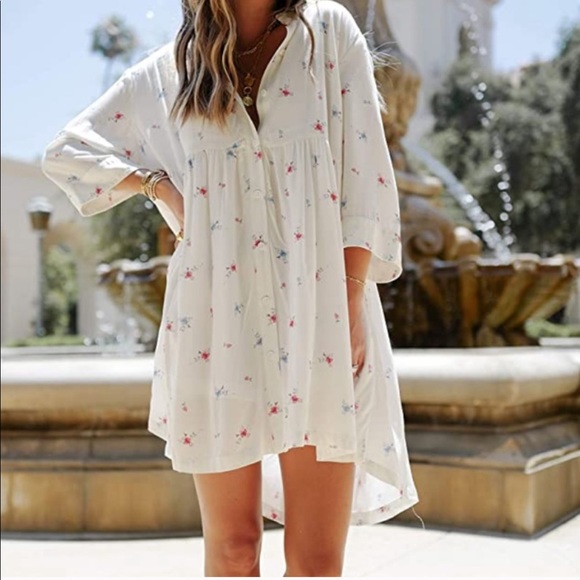 Amazon the drop Dresses & Skirts - Good for Fall floral mini dress/top